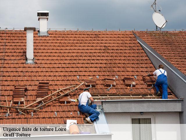 Urgence fuite de toiture Loire