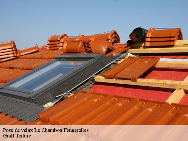 Pose de velux  le-chambon-feugerolles-42500 Graff Toiture