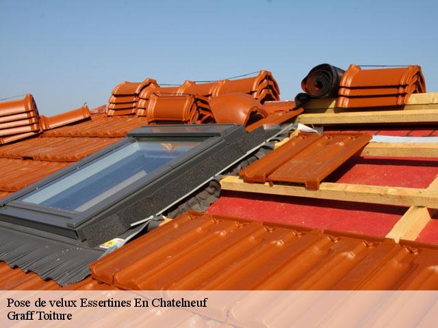 Pose de velux essertines-en-chatelneuf-42600 Graff Toiture