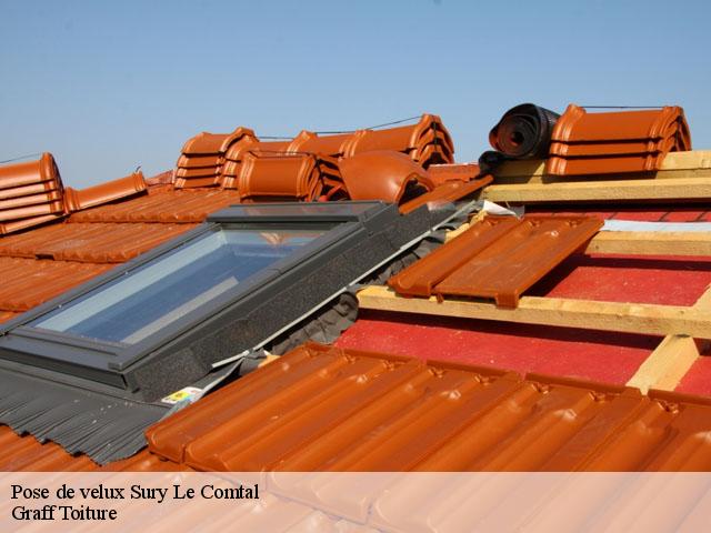 Pose de velux sury-le-comtal-42450 Graff Toiture