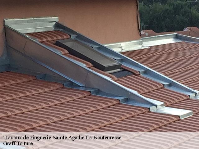 Travaux de zinguerie sainte-agathe-la-bouteuresse-42130 Graff Toiture
