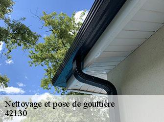 Nettoyage et pose de gouttière 42130