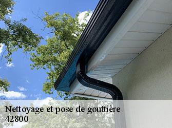 Nettoyage et pose de gouttière  42800