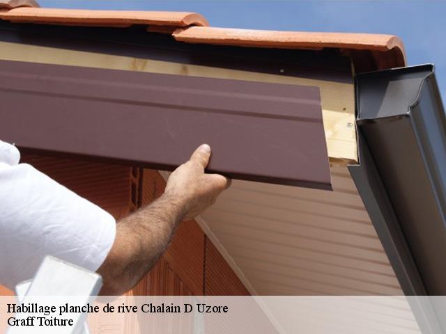 Habillage planche de rive  chalain-d-uzore-42600 Graff Toiture