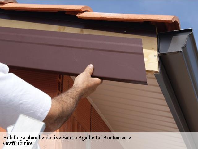 Habillage planche de rive  sainte-agathe-la-bouteuresse-42130 Graff Toiture